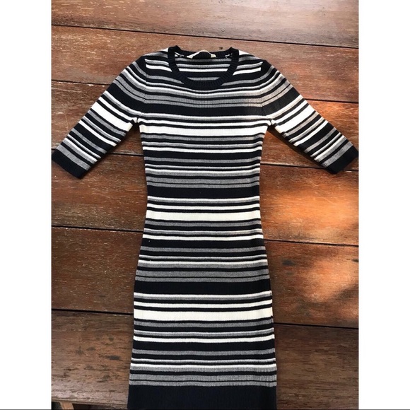 Bluenotes Striped Vintage Sweater Dress Medium - Picture 1 of 5